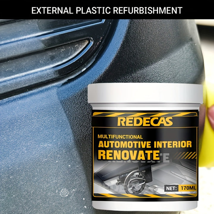 REDECAS Multifunctional Automotive Interior Renovate Wax - 170ml - ABS Resin Material.