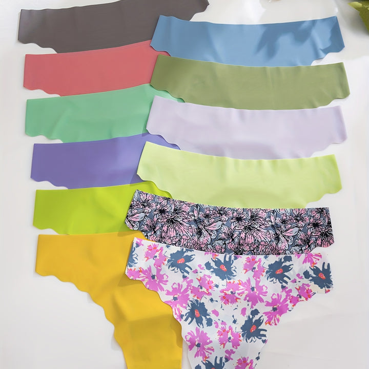 12pcs panties in different colors