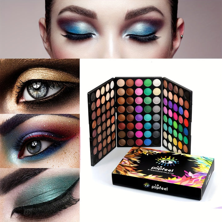 POPFEEL 120-Color Eyeshadow Palette .