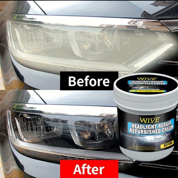 Car Headlight Restoration Treatment