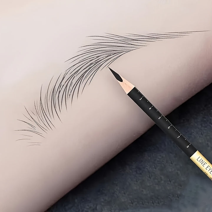 Waterproof Eyebrow Pencil Filling Contour Eyebrow Pencil Black Dark Brown Colorfast Tatto.