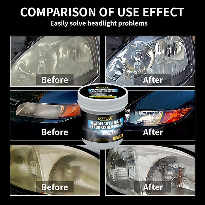 Car Headlight Restoration Treatment