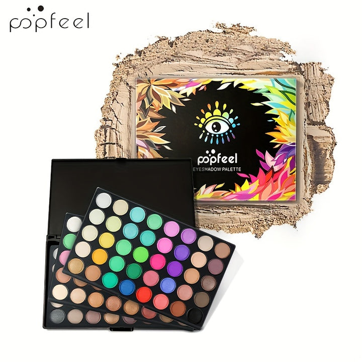 POPFEEL 120-Color Eyeshadow Palette .