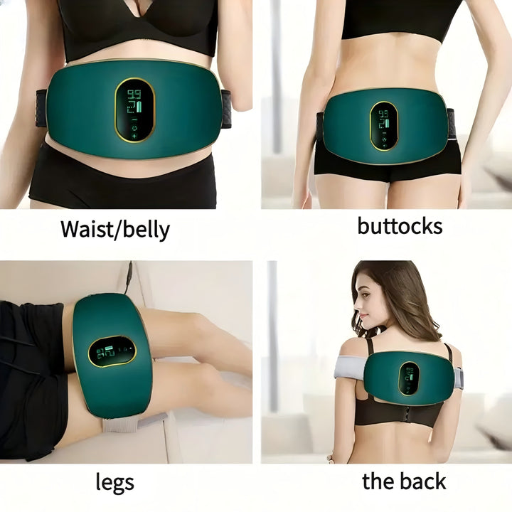 Rechargeable Abdominal Massage Belt for Fat Burning, Slimming, and Shaping.