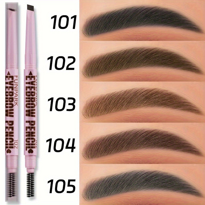 Waterproof Dual-Ended Eyebrow Pencil - Long-Lasting, Easy...