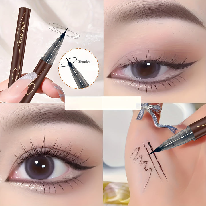 5-Pack 0.008mm Eyebrow Pencil Set, Long-Lasting Waterproof Liquid Eye.